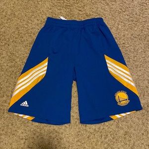Youth Adidas NBA Golden State Warriors Basketball Shorts